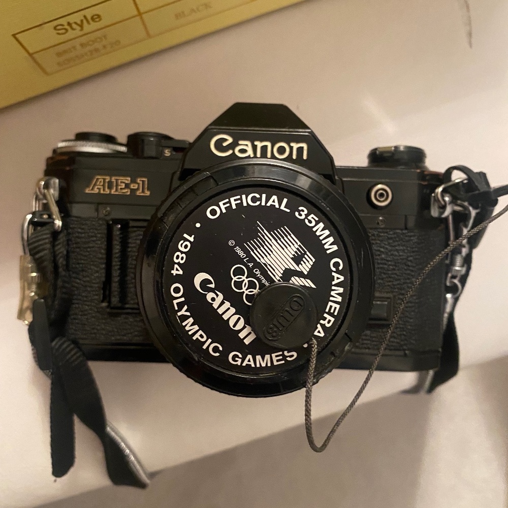 Canon AE-1 film camera